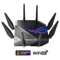 ASUS ROG Rapture GT-AXE11000 (AXE11000) WiFi 6E Extendable Gaming Router, 2.5G port, Aimesh, 4G/5G Mobile Tethering