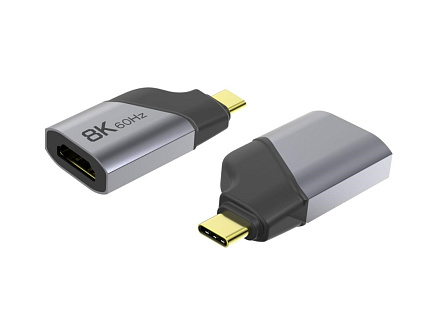 PREMIUMCORD Adaptér USB-C na HDMI rozlišení obrazu 8K@60Hz,4K@144Hz Aluminium