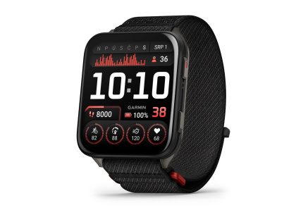 Garmin Venu® X1 Black pouzdro s titanovou zadní stranou Slate a nylonovým řemínkem ComfortFit v barvě Black Garmin Venu® X1 Black pouzdro s titanovou zadní stranou Slate a nylonovým řemínkem ComfortFit v barvě Black