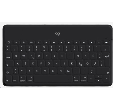 Logitech Bluetooth Keyboard Folio Keys-To-Go, DE, Black, Apple