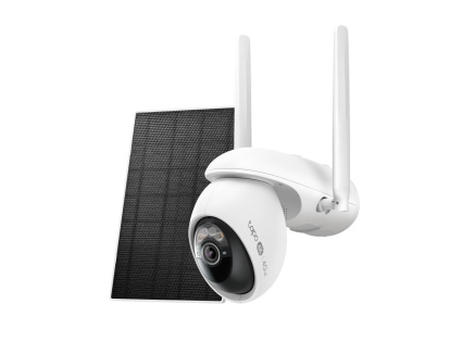 TP-Link Tapo C665G KIT venkovní 4G LTE kamera, solární panel (8MP, 4K, 2168p, IR, 4G LTE, micro SD card, IP65)