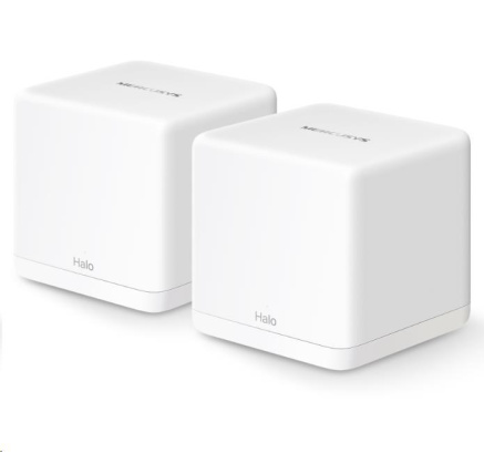 MERCUSYS Halo H60X(2-pack) WiFi6 Mesh (AX1500,2,4GHz/5GHz,3xGbELAN/WAN(1xXR Unit), 2xGbELAN/WAN (1xXS Unit)