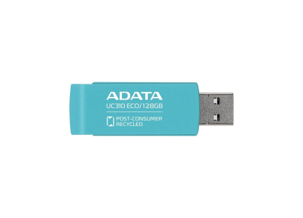 ADATA Flash Disk 128GB UC310E ECO, USB 3.2 , modrá