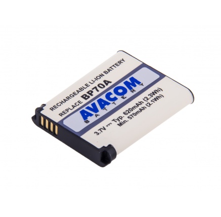 AVACOM fotobaterie pro Samsung BP70A Li-Ion 3.7V 700mAh 2.6Wh