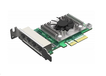 QNAP QXG-2G4T-I225 rozšiřující karta 4x 2,5GbE pro PC i NAS QNAP QXG-2G4T-I225 rozšiřující karta 4x 2,5GbE pro PC i NAS