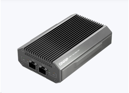 QNAP QNA-UC10G2SF adaptér USB-C/Thunderbolt 4 na 2x SFP+ (2xSFP+,1xUSB-C4/TB4,fanless) QNAP QNA-UC10G2SF adaptér USB-C/Thunderbolt 4 na 2x SFP+ (2xSFP+,1xUSB-C4/TB4,fanless)