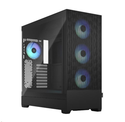 FRACTAL DESIGN skříň Pop XL Air RGB Black TG Clear Tint, 2x USB 3.0, bez zdroje, E-ATX