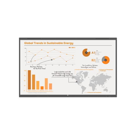 LG 75" signage CreateBoard Pro 75TR3PN-B UHD, 16/7, Android 13