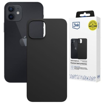 3mk ochranný kryt HARDY MagSilicone pro Apple iPhone 12 Black 3mk ochranný kryt HARDY MagSilicone pro Apple iPhone 12 Black
