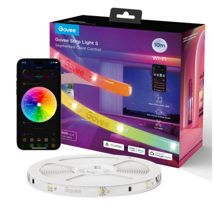 Govee WiFi RGBICW Smart PRO LED pásek 10m Matter - extra odolný