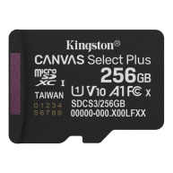 Kingston MicroSDXC karta 256GB Canvas Select Plus, U1, V10, A1