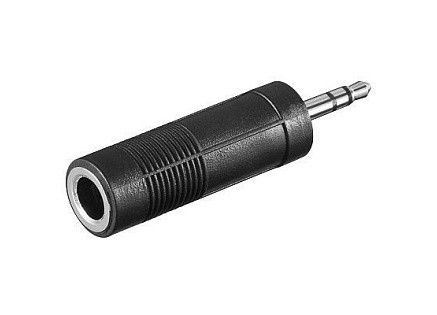 PremiumCord adaptér 3.5mm Stereo jack - 6,3mm Stereo jack (M/F) PremiumCord adaptér 3.5mm Stereo jack - 6,3mm Stereo jack (M/F)