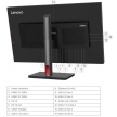 LENOVO LCD P27pz-30 - 27",IPS,matný,16:9,3840x2160,650cd,4ms/6ms,1000:1,USB-C,RJ45,HDMI,,DP,VESA,Pivot