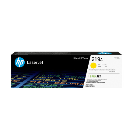 HP 219A Yellow Original LaserJet Toner Cartridge (1,200 pages)