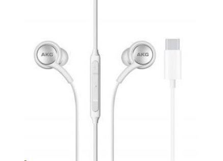 Samsung stereo sluchátka EO-IC100BWE, USB-C, bílá