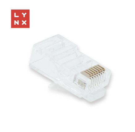 LYNX konektor UTP Cat5e, 50µ, 100ks