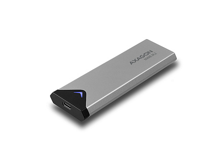 AXAGON EEM2-UG2, USB-C 10Gbps - M.2 NVMe SSD ARROW box, stříbrný