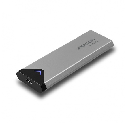 AXAGON EEM2-UG2, USB-C 3.2 Gen 2 - M.2 NVMe SSD kovový box, délka 42 až 80 mm