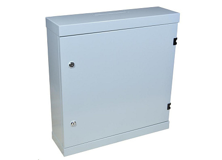 LEXI-Net 19" nástěnný vertikální rozvaděč SOHO 2U+4U 530x155, plné dveře, šedý