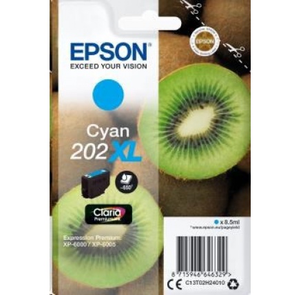 EPSON ink bar Singlepack "Kiwi" Cyan 202XL Claria Premium Ink 8,5 ml