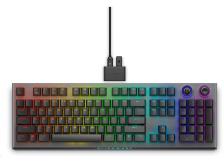 DELL KLÁVESNICA Alienware Tri-Mode Wireless Gaming Keyboard - AW920K (Dark Side of the Moon) DELL KLÁVESNICA Alienware Tri-Mode Wireless Gaming Keyboard - AW920K (Dark Side of the Moon)