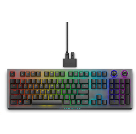 DELL KLÁVESNICA Alienware Tri-Mode Wireless Gaming Keyboard - AW920K (Dark Side of the Moon) DELL KLÁVESNICA Alienware Tri-Mode Wireless Gaming Keyboard - AW920K (Dark Side of the Moon)