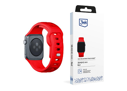 3mk řemínek Watch Strap pro Apple 38/40/41 mm Red 3mk řemínek Watch Strap pro Apple 38/40/41 mm Red