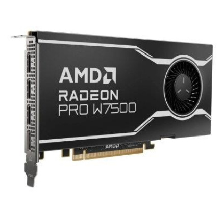 HP VGA AMD Radeon Pro W7500 8GB GDDR6 PCIe x16 Graphics Card, 4xiDisplayPort
