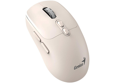 GENIUS myš NX-8080S BT/ duální Bluetooth + 2,4GHz/ 1600 dpi/ Copilot/ bezdrátová/ tichá/ béžová