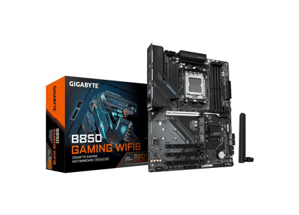 GIGABYTE MB Sc AM5 B850 GAMING WF6, AMD B850, 4xDDR5, 1xDP, 1xHDMI, WiFi, ATX