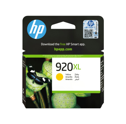HP 920XL Yellow Ink Cart, 6 ml, CD974AE (700 pages) - BAZAR po expiraci