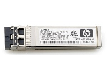 HP Optical Transceiver (FC SFP+s) 8Gb Short Wave B-Series 1 Pack for