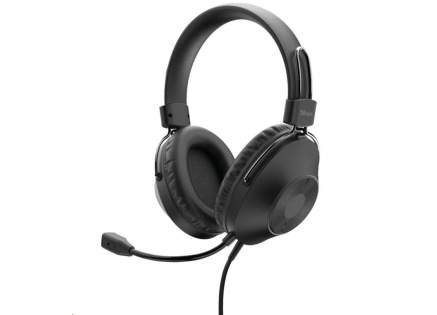 TRUST sluchátka s mikrofonem HS-250 Over-Ear USB Headset