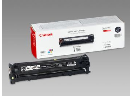 Canon TONER CRG-716BK černý pro i-Sensys LBP5050, LBP5050N, LBP5360, MF-8030Cn, MF-8040Cn, MF-8050Cn  (2 300 str.)