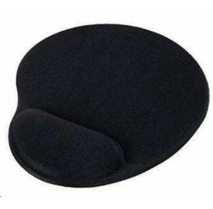 PremiumCord Podložka pod myš gelová černá