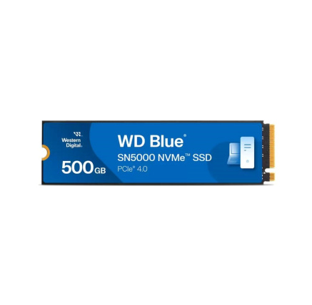 WD BLUE SSD NVMe 500GB PCIe SN5000, Gen4, (R:5000, W:4000MB/s) WD BLUE SSD NVMe 500GB PCIe SN5000, Gen4, (R:5000, W:4000MB/s)
