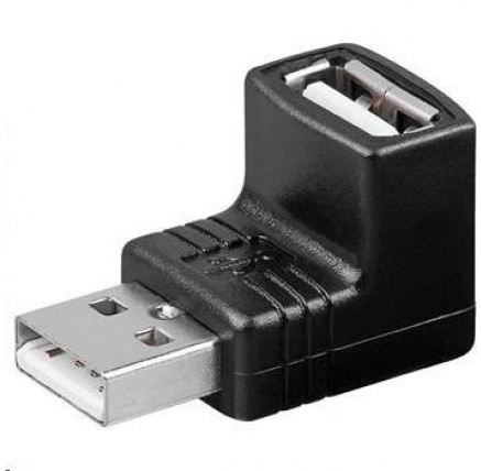 PremiumCord USB redukce A-A, Male/Female 90° PremiumCord USB redukce A-A, Male/Female 90°