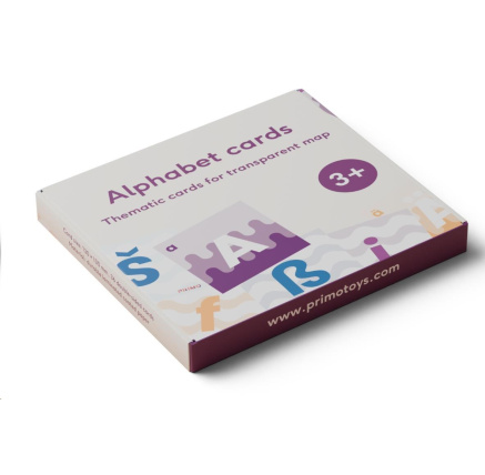 Primo Toys - tématické karty pro transparentní mapu - abeceda
