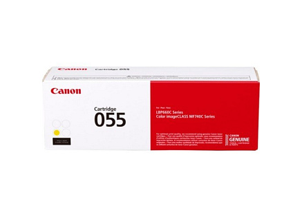 Canon TONER CRG-055 žlutý pro i-SENSYS LBP663Cdw, LBP664Cx, MF742Cdw, MF744Cdw (2100 str.) Canon TONER CRG-055 žlutý pro i-SENSYS LBP663Cdw, LBP664Cx, MF742Cdw, MF744Cdw (2100 str.)