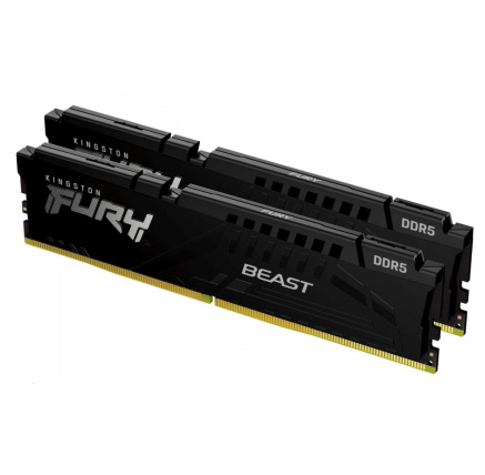 KINGSTON DIMM DDR5 32GB (Kit of 2) 5600MT/s CL40 FURY Beast Černá