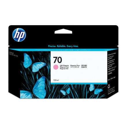 HP 70 Light Magenta DJ Ink Cart, 130 ml, C9455A HP 70 Light Magenta DJ Ink Cart, 130 ml, C9455A