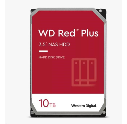 WD RED PLUS NAS WD100EFGX 10TB, SATA III 3.5", 512MB 7200RPM, 215MB/s, CMR WD RED PLUS NAS WD100EFGX 10TB, SATA III 3.5", 512MB 7200RPM, 215MB/s, CMR