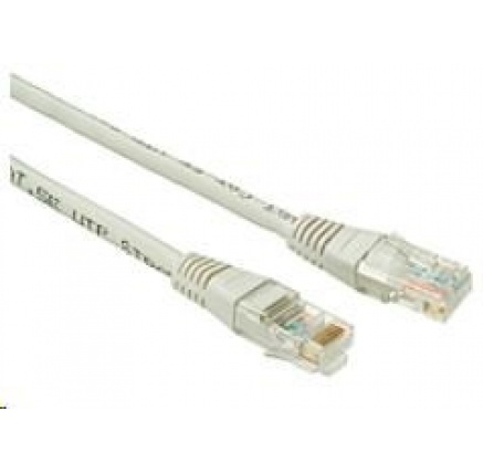 Solarix Patch kabel CAT5E UTP PVC 0,5m šedý non-snag-proof C5E-155GY-0,5MB