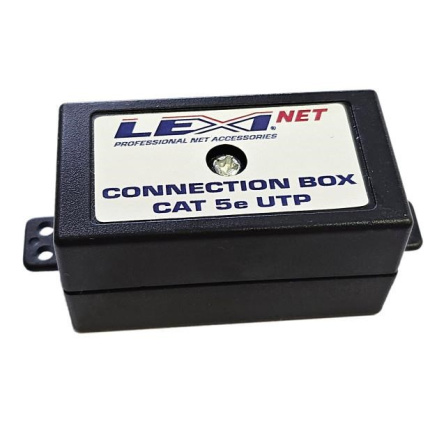 LEXI-Net Spojovací box MINI UTP Cat5E narážecí, černá