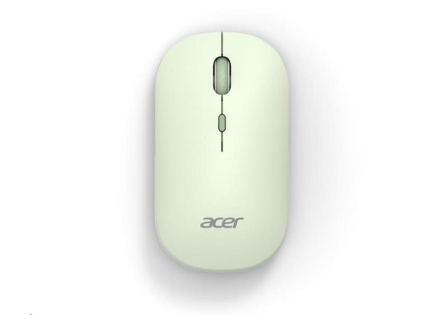 ACER Myš Wireless Mouse AMR130 Green - Dual mode 2.4GHz + BT 5.2, 4 tlačítka, 800/1200/1600 dpi, USB Polling rate 125Hz