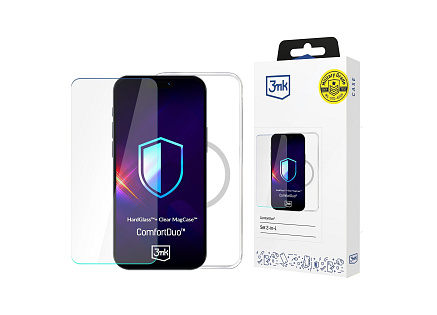 3mk kryt+tvrzené sklo ComfortDuo Clear Magcase pro Samsung Galaxy S25+