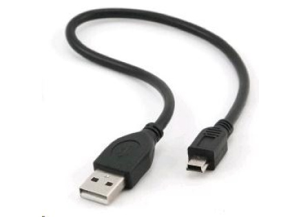 GEMBIRD Kabel USB 2.0 A-Mini B (5pin) 30cm k externím HDD (ADATA, WD, ...)