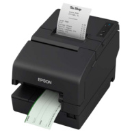 Epson TM-H6000VI, cutter, MICR, USB, poweredUSB, Ethernet, OPOS, white