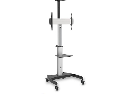 CONNECT IT Wheelie II pojízdný stojan & držák na jednu obrazovku 37" - 70", záruka 30 let, stříbrná CONNECT IT Wheelie II pojízdný stojan & držák na jednu obrazovku 37" - 70", záruka 30 let, stříbrná
