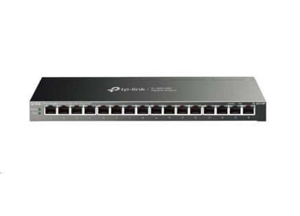 TP-Link switch TL-SG116P (16xGbE, 16xPoE+, 120W, fanless)